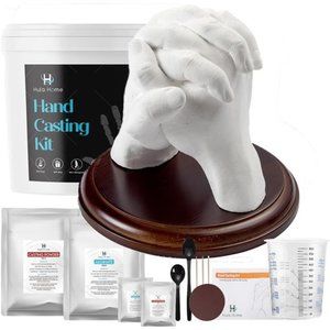 Hand Casting Kit for Couples or Family with Mounting Plaque